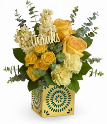<b>Shimmer Of Thanks Bouquet</b> from Scott's House of Flowers in Lawton, OK